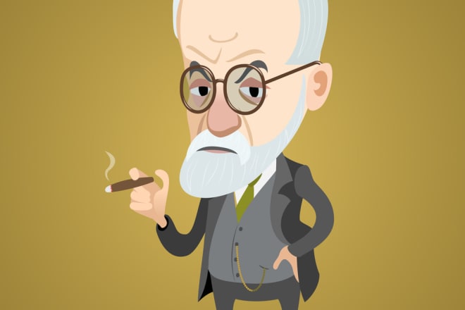 I will design awesome style minimalist flat cartoon caricature