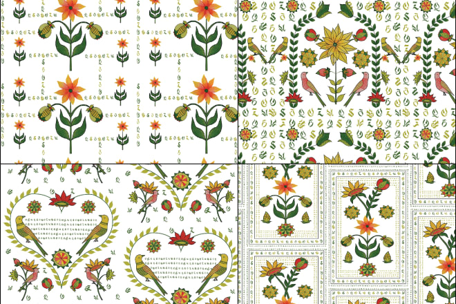 I will design beautiful prints patterns and graphics according to your requirements