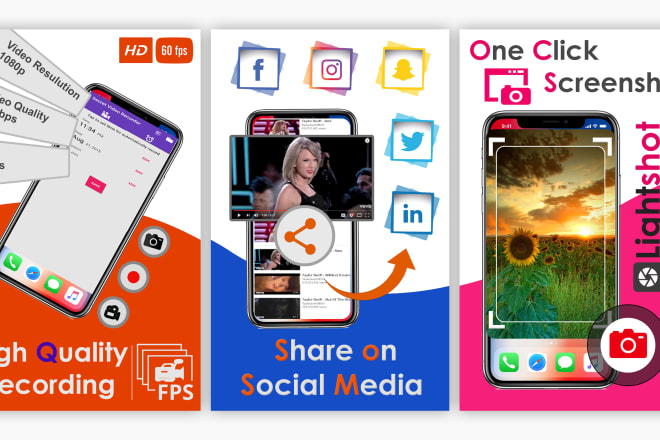 I will design best app screenshots for app store and play store