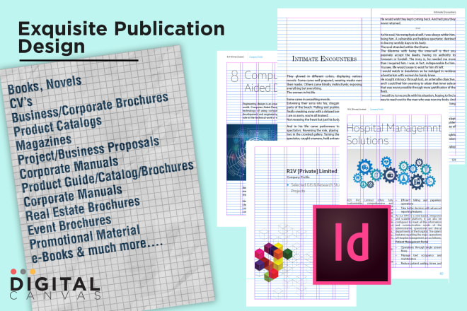 I will design books, ebooks, magazines in adobe indesign