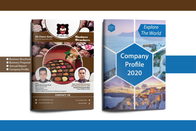 I will design business brochure, proposal, annual report and company profile