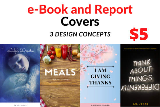 I will design custom ebook and report covers for you