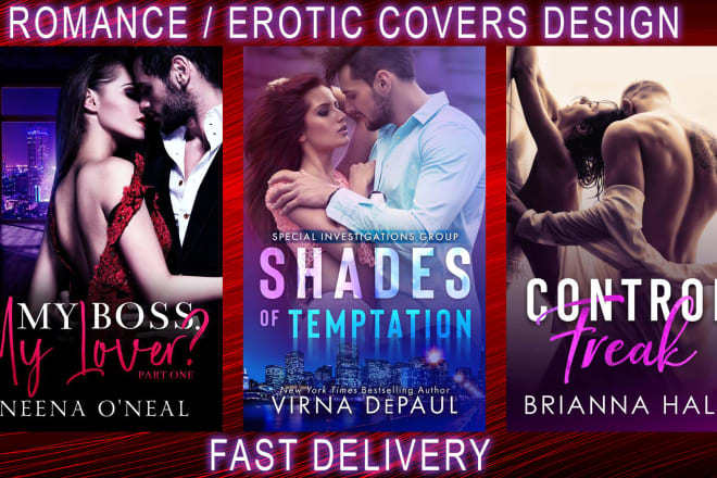 I will design erotica or romance book cover in 24 hours