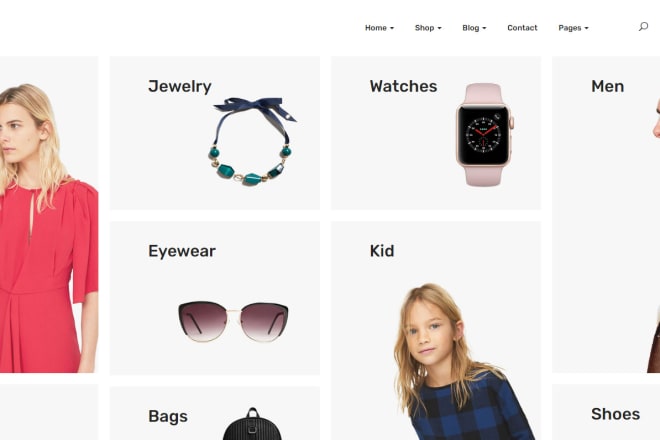 I will design fashion clothing store beauty website accessory store with flatsome theme