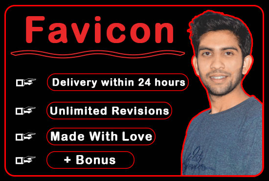 I will design favicon for you in within 24 hours with bonus