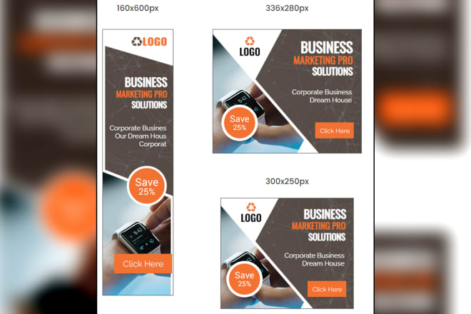 I will design html animated banner ads or animated gif in 5 hour