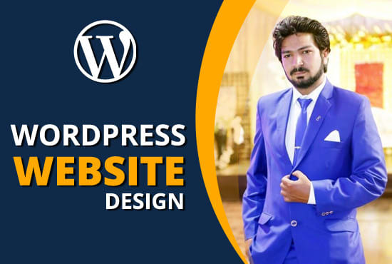 I will design mobile responsive modern wordpress website