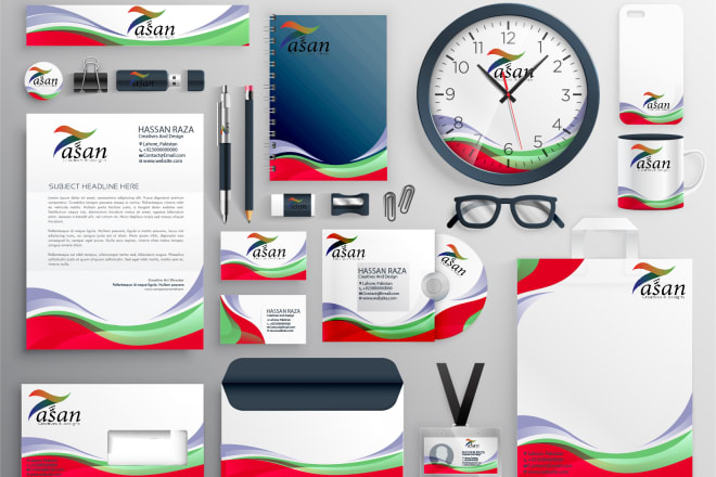 I will design modern logo, exclusive stationery items