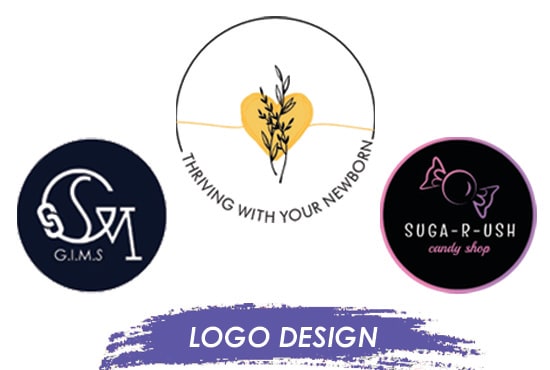 I will design modern minimalist logo with free vector file