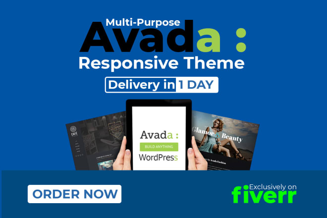 I will design, modify and fix avada theme using fusion builder