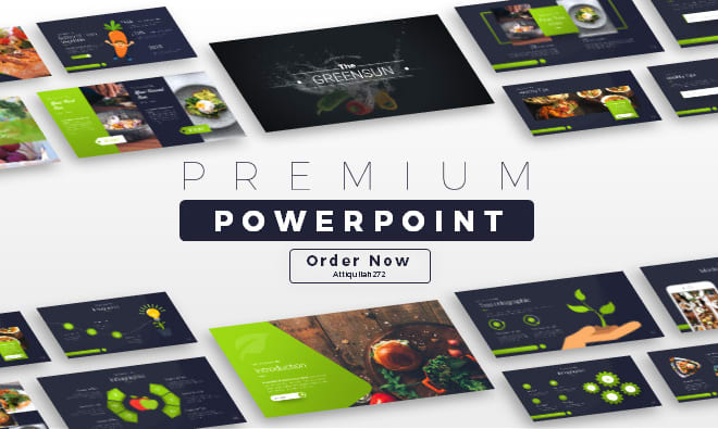 I will design premium powerpoint presentation, keynote or google slides