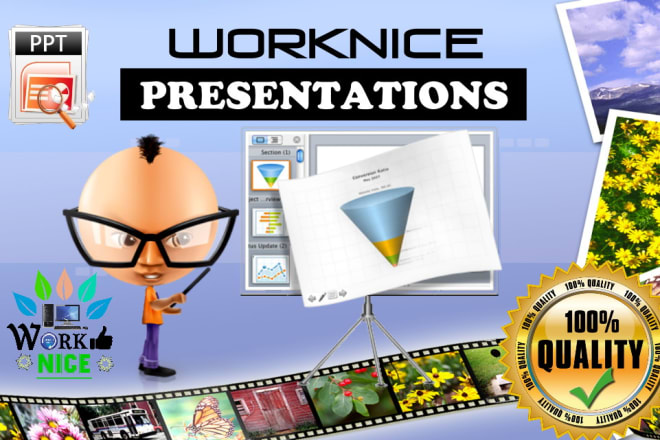I will design professional and creative presentations