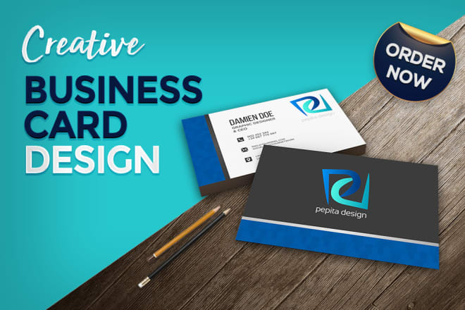 I will design professional business card