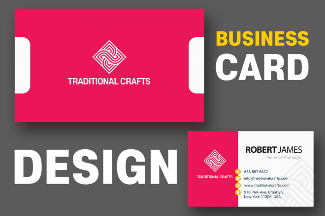 I will design professional business card