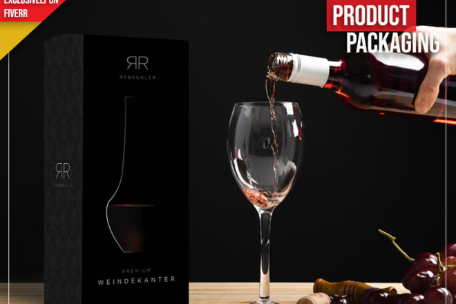I will design professional label and box of your product