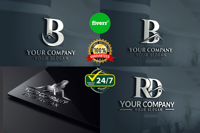 I will design real estate, property, mortgage, home, building logo