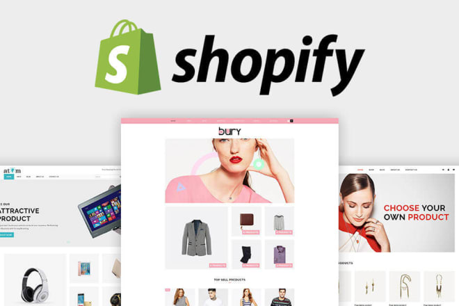 I will design redesign and customize shopify store