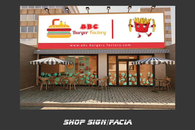 I will design shop sign, brochure, flyer and press ad for your business