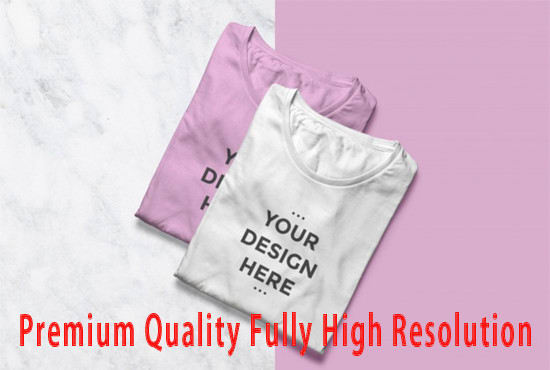 I will design typography t shirt and tee mockup within 1 day