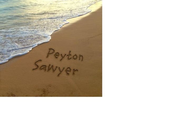I will design ur name or anything u want on a sand beach