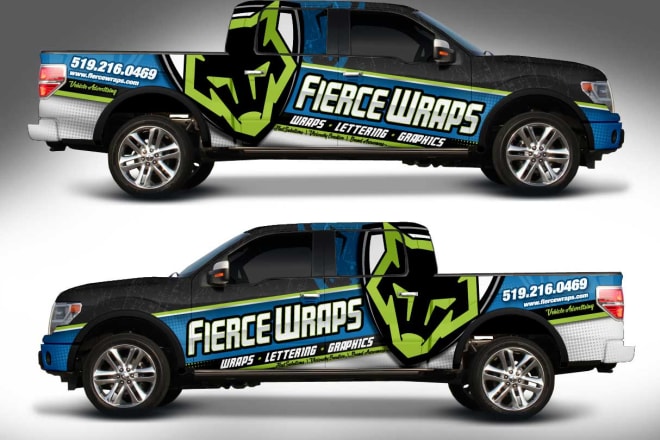 I will design vehicle wrap design, car, van, truck wrap design