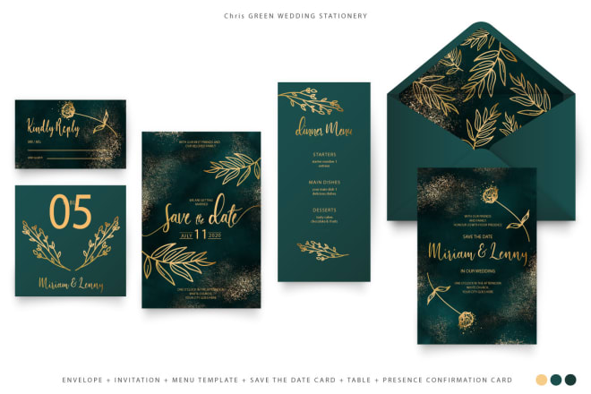 I will design wedding invitation card