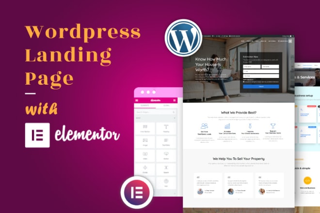 I will design wordpress landing page or squeeze page