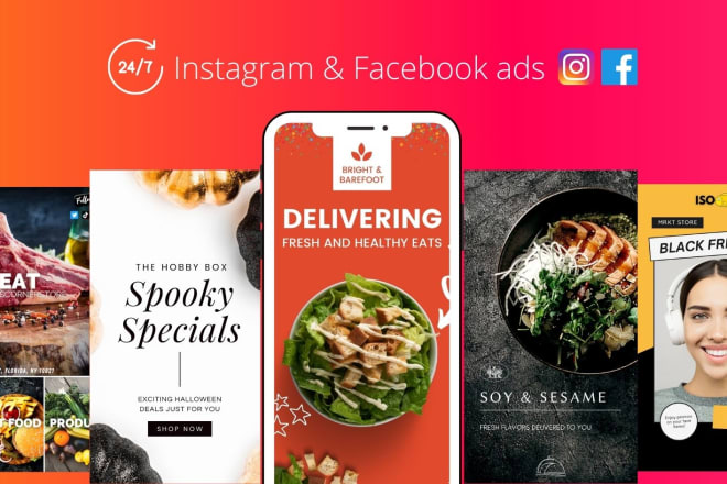 I will design your facebook, instagram advertisement