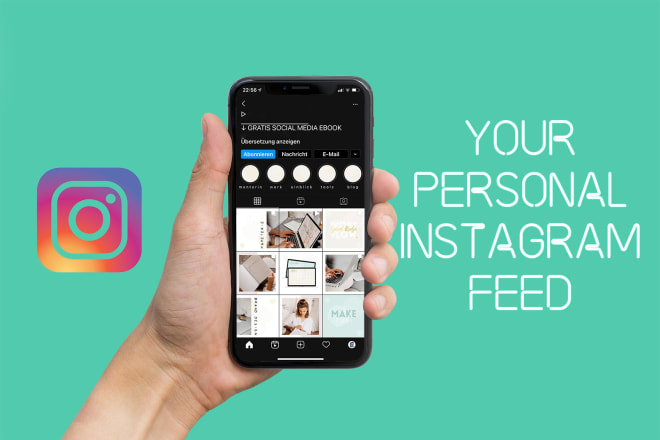 I will design your instagram feed