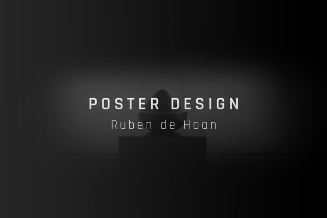 I will design your poster of product ideas