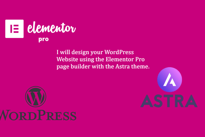 I will design your wordpress website using elementor pro page builder