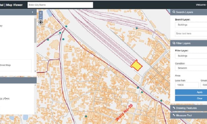 I will develop a custom webgis application using open sources software and tools