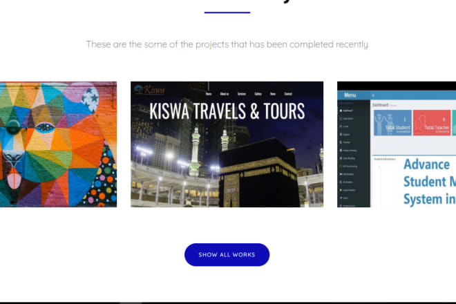 I will develop attractive and user friendly websites
