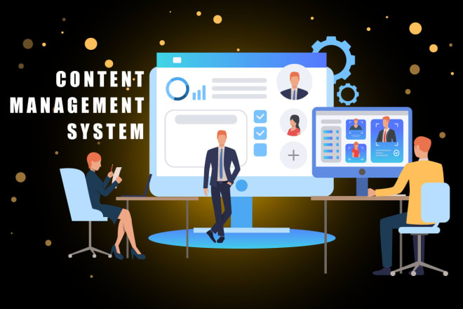 I will develop online content management system