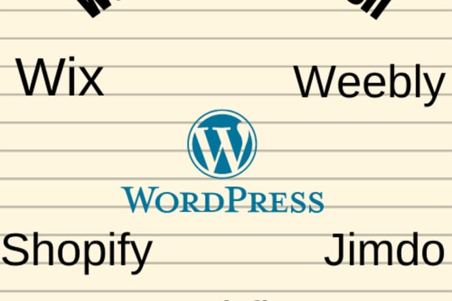I will develop or convert wix, weebly, shopify, jimdo, webflow, wordpress website