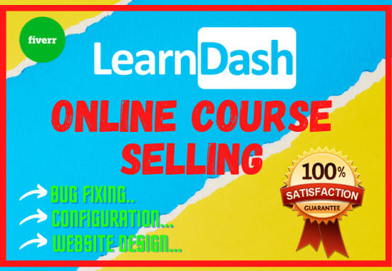 I will develop wordpress learndash online course lms website