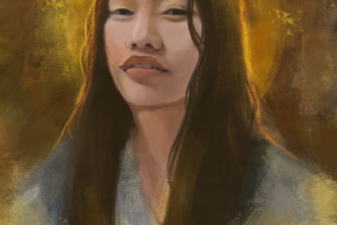 I will digital portrait for sale