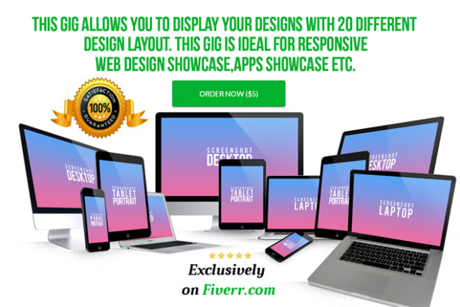 I will do 20 apple responsive screen mockups