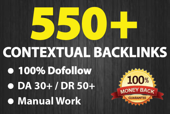 I will do 500 high quality contextual seo dofollow backlinks