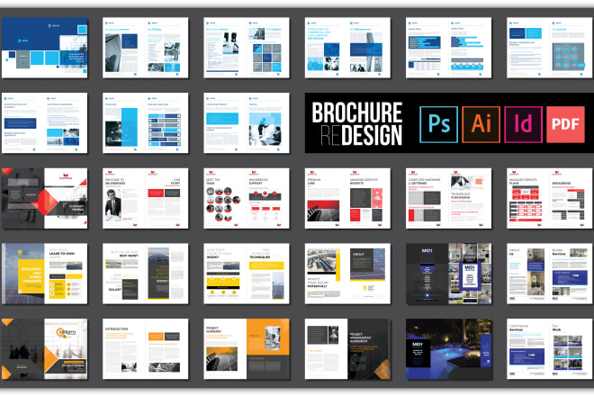 I will do a brochure, annual report, proposal, in indesign, photoshop or illustrator