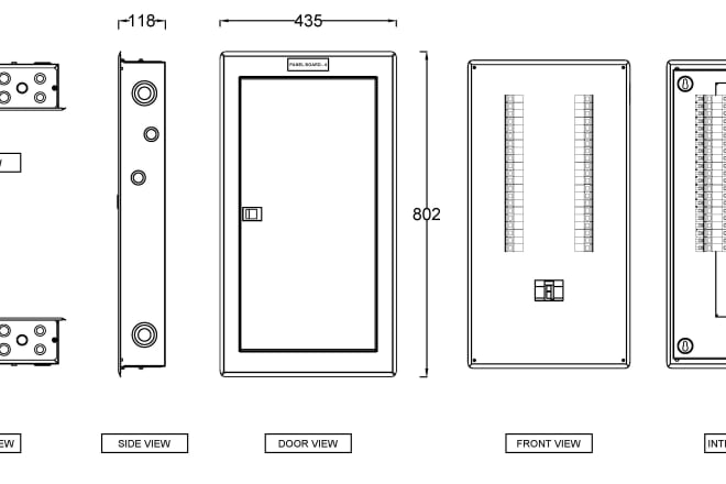 I will do any electrical panel board design and single line diagram with autocad