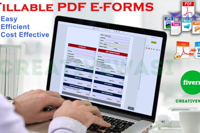 I will do any PDF task like editing,creating, fillable pdf form