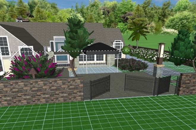 I will do architect, landscape designing