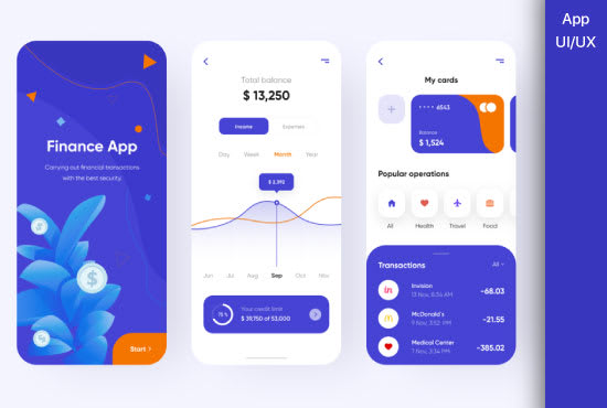 I will do attractive mobile ui ux design or app ui ux design