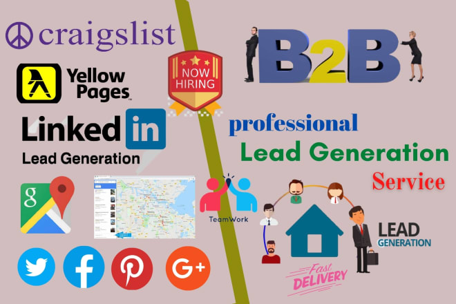 I will do b2b lead generation, targeted lead and web research