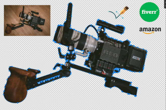 I will do background remove and clipping path amazon product