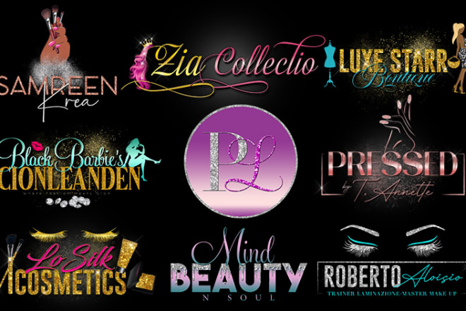 I will do boutique,eyelashes,beauty salon,nails,lips,hair extensions and cosmetics logo