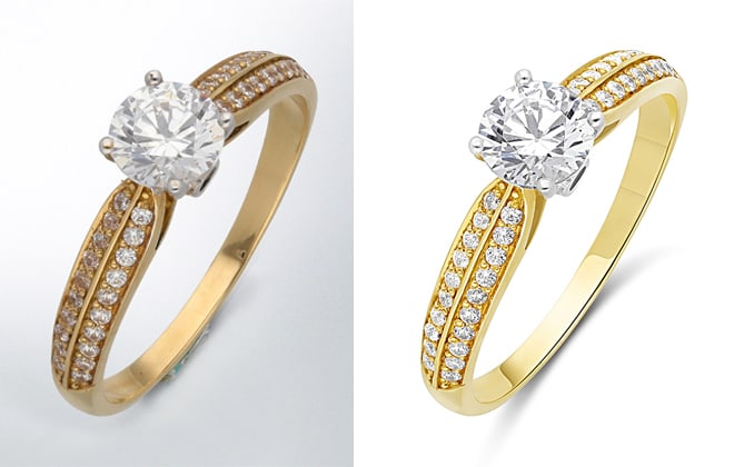 I will do business class jewelry photo retouching