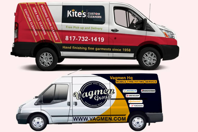 I will do car wrap design, vehicle wrap any vehicle wrap design