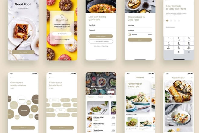 I will do clean mobile app UI UX design prototype invision studio